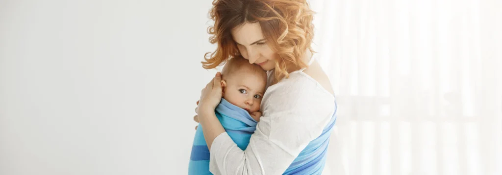 madre con su bebe
